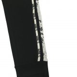 Monnalisa pantalón negro con tira de encaje detalle