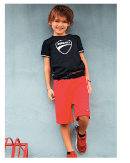 Sarabanda colección Ducati jogging chico rojo