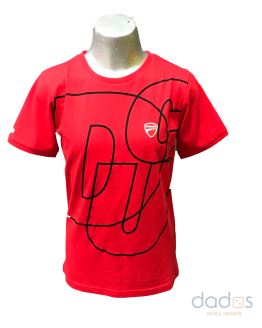 Sarabanda colección Ducati camiseta roja maxilogo