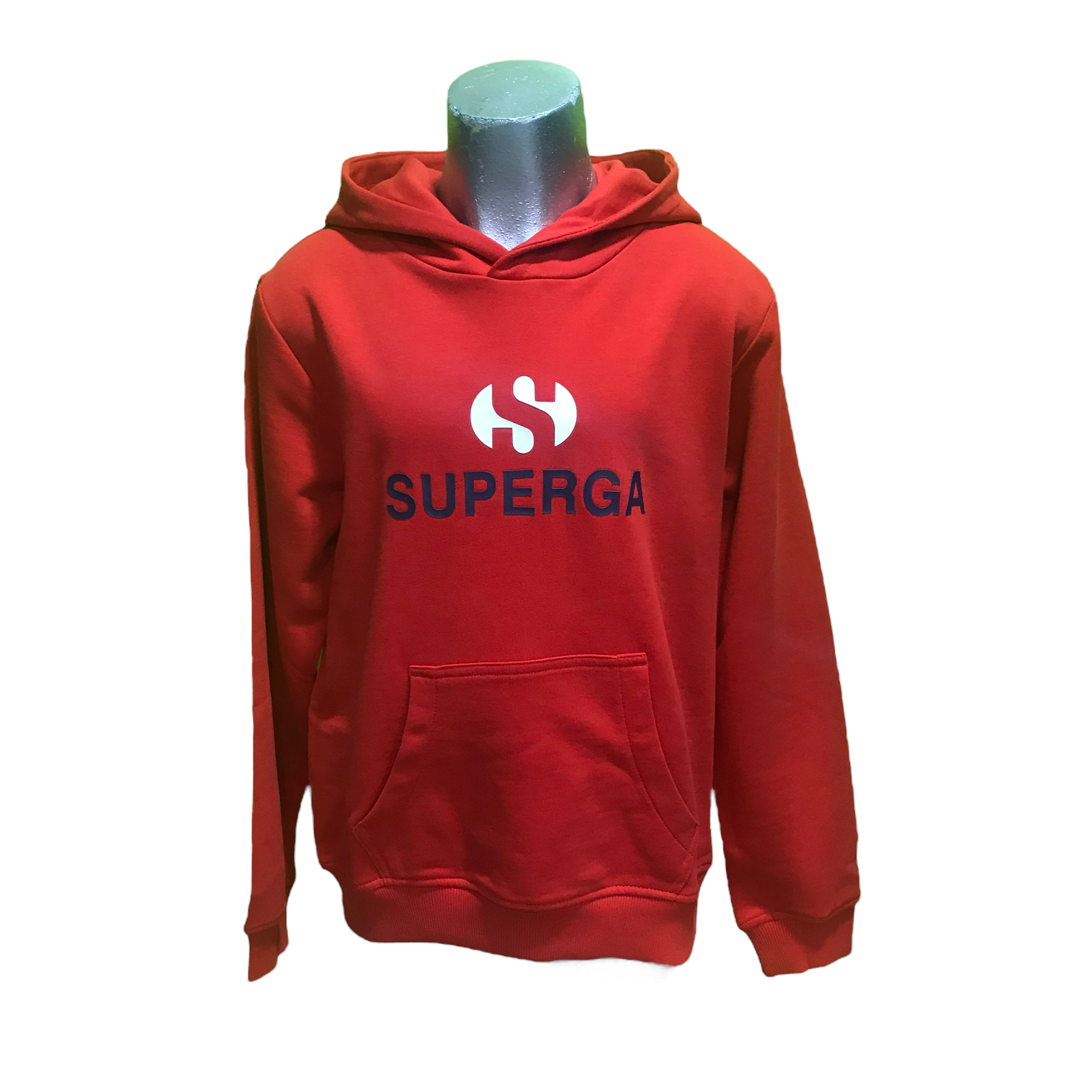 Superga Sudadera logo central classic Roja