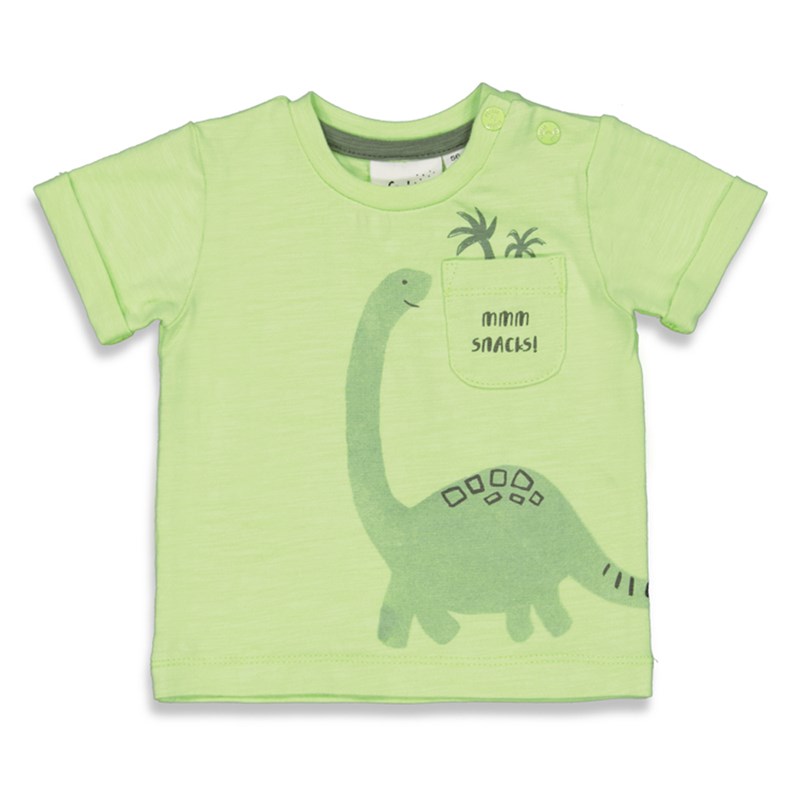Feetje camiseta verde dinosaurio